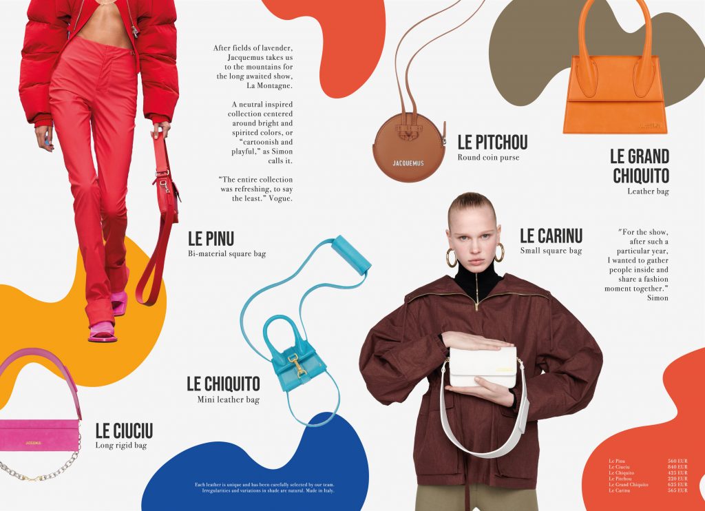 JACQUEMUS LA MONTAGNE COLLECTION - BROCHURE (INTERIOR PRINT)