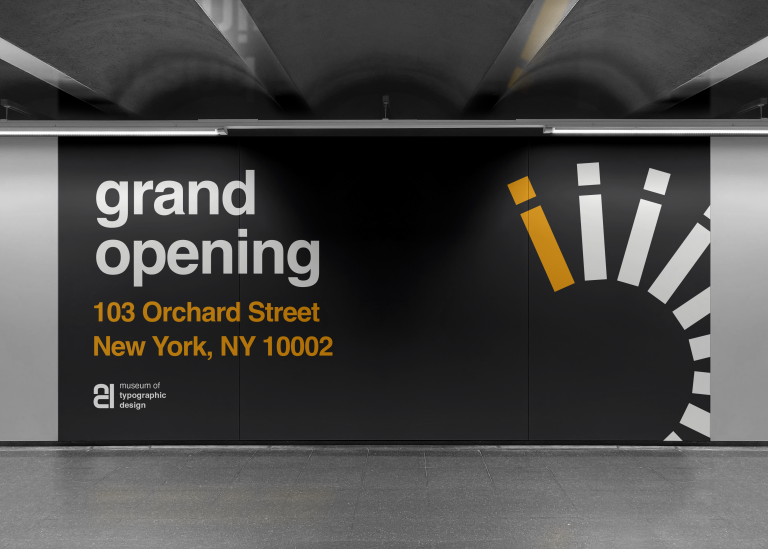 MOT - BRAND IDENTITY MANUAL (MOCKUP INDOOR BILLBOARD)